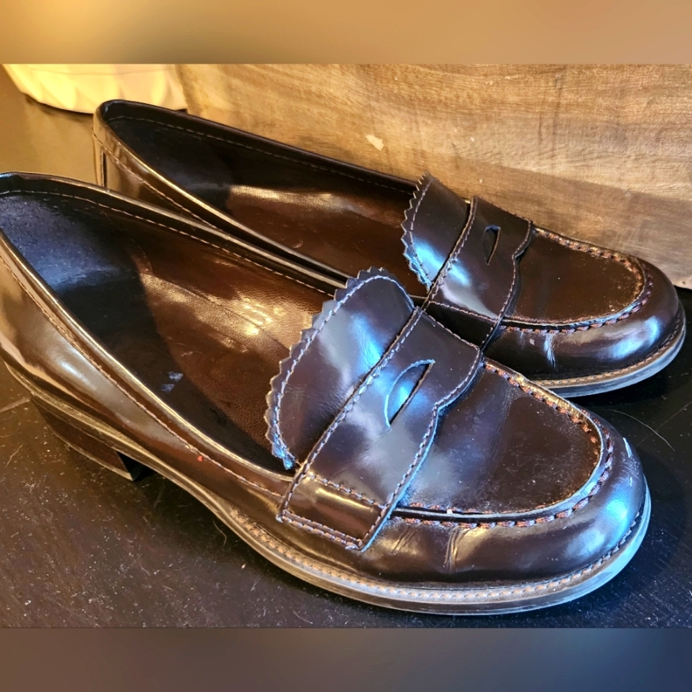 Franco Sarto Kids Penny Loafers Sz 4